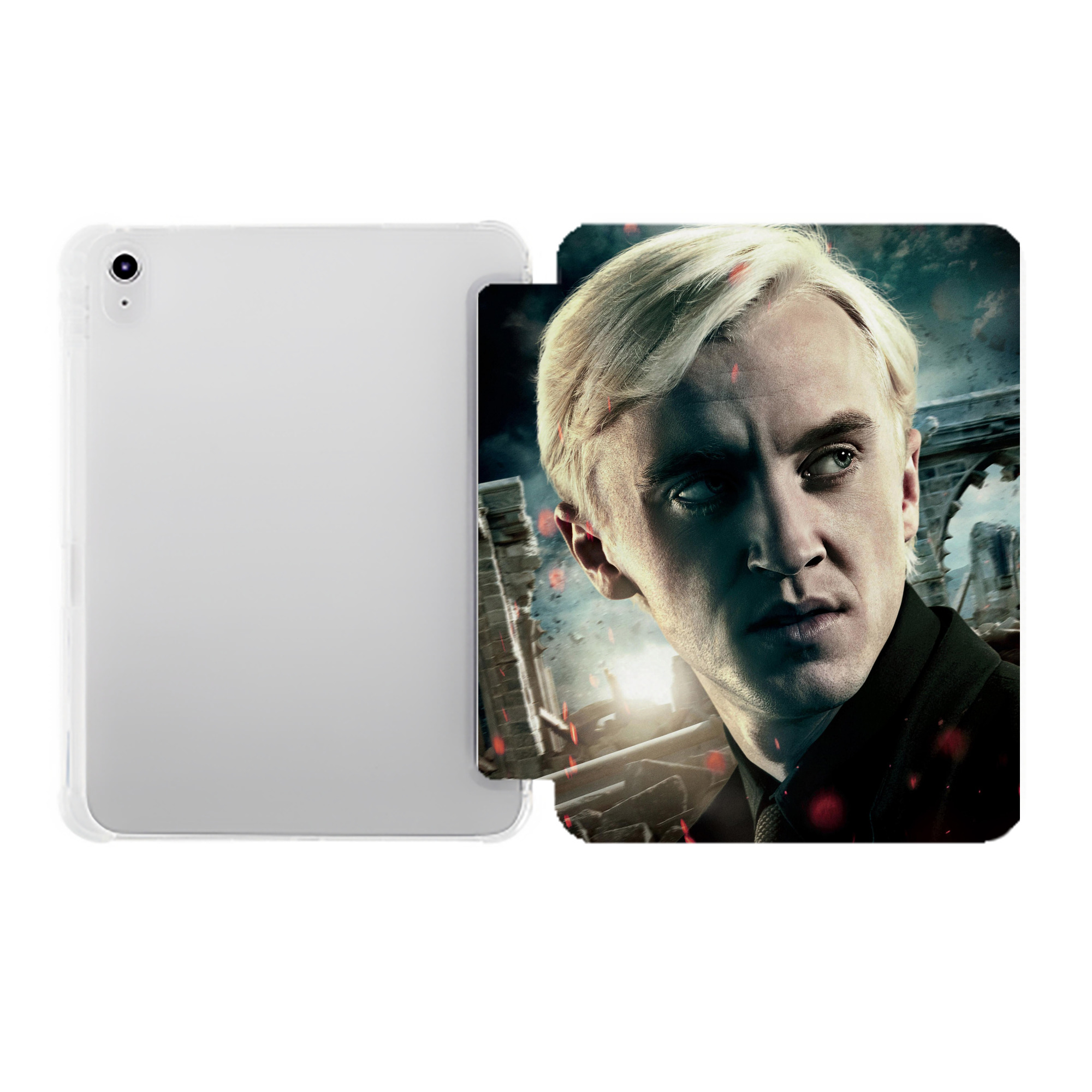 （画像用） Harry Potter ハリー・ポッターシリーズ IPad ケース ペン収納付き 三つ折りスタンド PUレザー×シリコン 対応機種9.5/10.5/10.9インチ